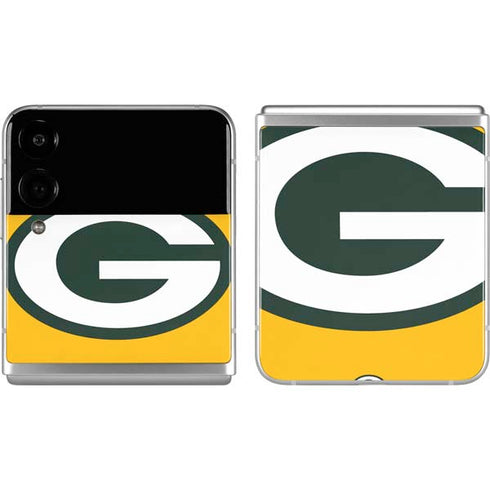 NFL Green Bay Packers Large Logo Galaxy Z Flip4 5G Skin